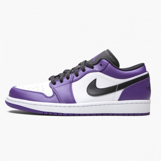 Stockx Nike Air Jordan 1 Retro Low Court Purple 553558-500 Shoes