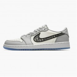 Stockx Nike Air Jordan 1 Retro Low Wolf Grey Sail Photoson Dust CN8608-002 Shoes