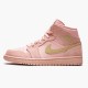 Stockx Nike Air Jordan 1 Mid Coral Gold 852542-600 Shoes