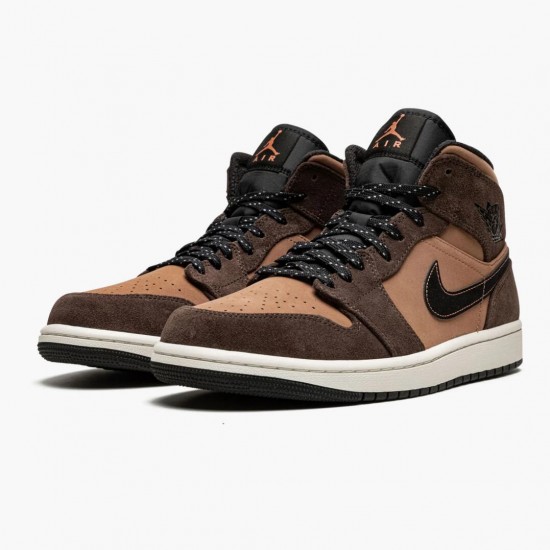 Stockx Nike Air Jordan 1 Mid SE Dark Chocolate DC7294-200 Shoes