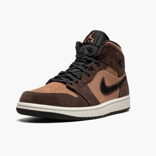 Stockx Nike Air Jordan 1 Mid SE Dark Chocolate DC7294-200 Shoes