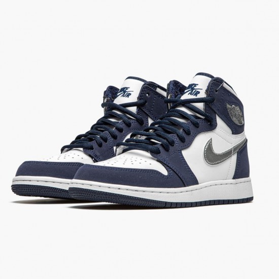 Stockx Nike Air Jordan 1 Retro High COJP Midnight Navy DC1788-100 Shoes