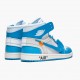 Stockx Nike Air Jordan 1 Retro High Off-White University Blue AQ0818-148 Shoes