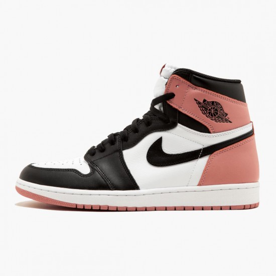 Stockx Nike Air Jordan 1 Retro High Rust Pink 861428-101 Shoes