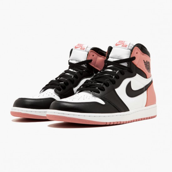 Stockx Nike Air Jordan 1 Retro High Rust Pink 861428-101 Shoes