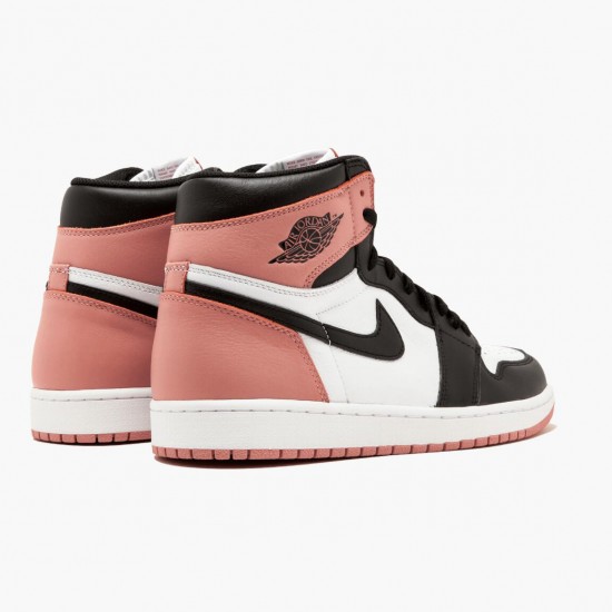 Stockx Nike Air Jordan 1 Retro High Rust Pink 861428-101 Shoes