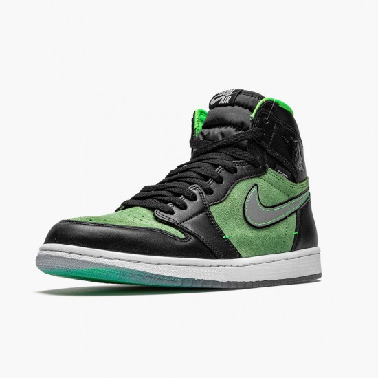 Stockx Nike Air Jordan 1 Retro High Zoom Zen Green CK6637-002 Shoes