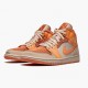 Stockx Nike Air Jordan 1 Mid Apricot Orange Apricot Agate Terra Blush DH4270-800 Shoes