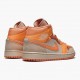 Stockx Nike Air Jordan 1 Mid Apricot Orange Apricot Agate Terra Blush DH4270-800 Shoes