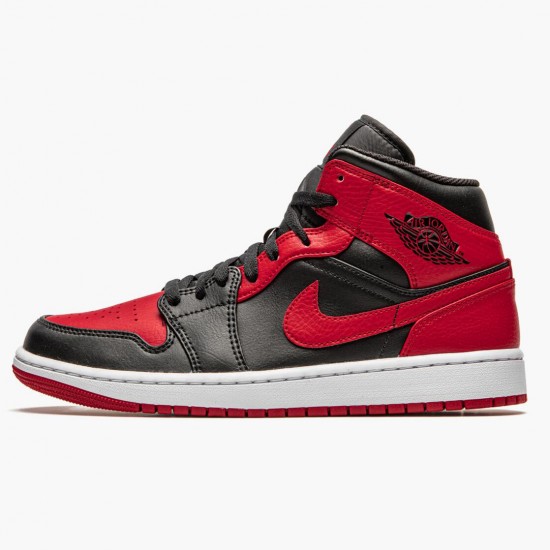 Stockx Nike Air Jordan 1 Mid Banned 2020 554724-074 Shoes