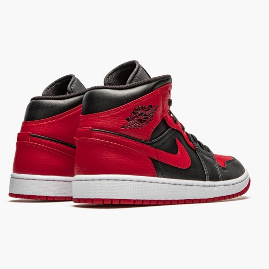 Stockx Nike Air Jordan 1 Mid Banned 2020 554724-074 Shoes