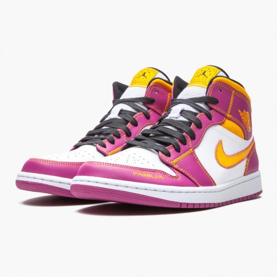 Stockx Nike Air Jordan 1 Mid Dia de los Muertos DC0350-100 Shoes