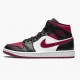 Stockx Nike Air Jordan 1 Mid Bred Toe 554724-066 Shoes