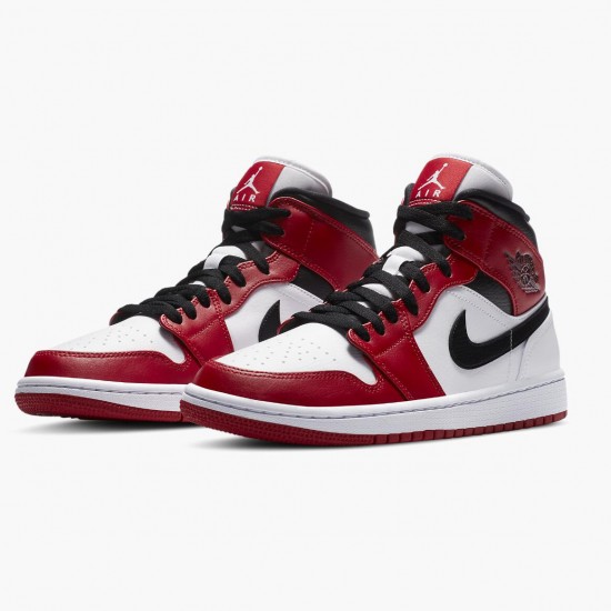 Stockx Nike Air Jordan 1 Mid Chicago 2020 554724-173 Shoes