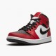 Stockx Nike Air Jordan 1 Mid Chicago Black Toe 554724-069 Shoes