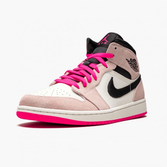 Stockx Nike Air Jordan 1 Mid Crimson Tint 852542-801 Shoes