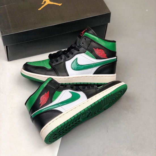 Stockx Nike Air Jordan 1 Mid Pine Green 554724-067 Shoes