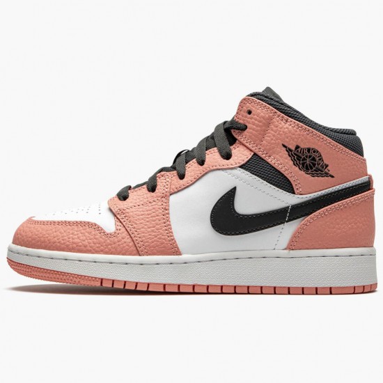 Stockx Nike Air Jordan 1 Mid Pink Quartz 555112-603 Shoes