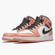 Stockx Nike Air Jordan 1 Mid Pink Quartz 555112-603 Shoes