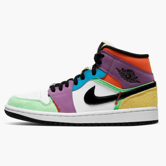 Stockx Nike Air Jordan 1 Mid SE Multicolor CW1140-100 Shoes