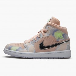 Stockx Nike Air Jordan 1 Mid SE P(Her)spectate Washed Coral Chrome CW6008-600 Shoes