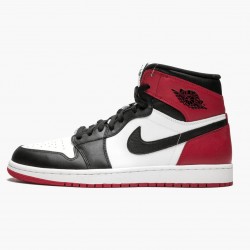 Stockx Nike Air Jordan 1 Retro High Black Toe 555088-184 Shoes