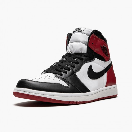 Stockx Nike Air Jordan 1 Retro High OG Black Toe 555088-125 Shoes