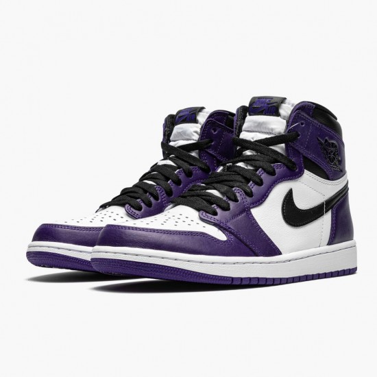 Stockx Nike Air Jordan 1 Retro High OG Court Purple 555088-500 Shoes