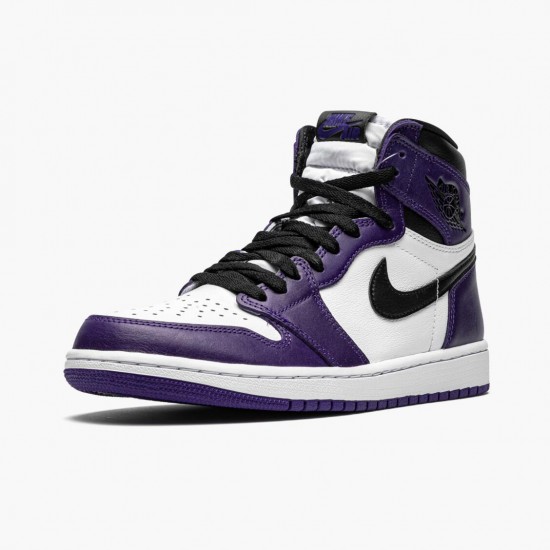 Stockx Nike Air Jordan 1 Retro High OG Court Purple 555088-500 Shoes