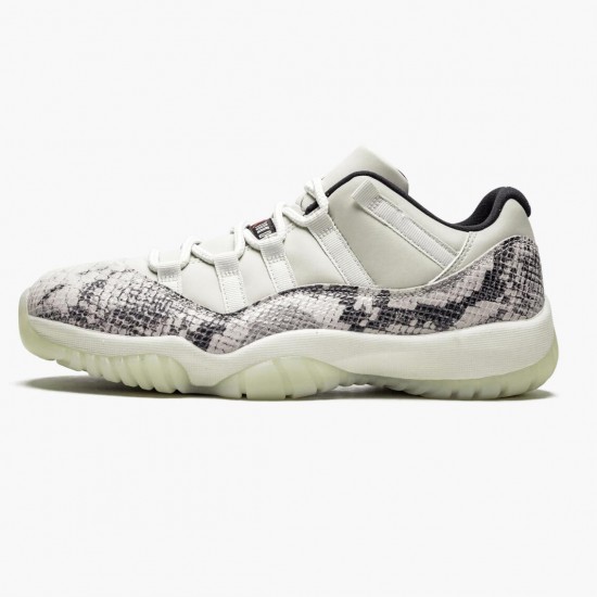 Stockx Nike Air Jordan 11 Retro Low Snake Light Bone CD6846-002 Shoes