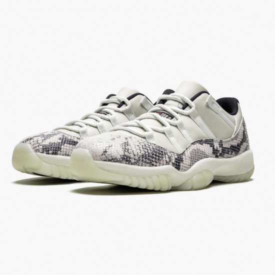 Stockx Nike Air Jordan 11 Retro Low Snake Light Bone CD6846-002 Shoes