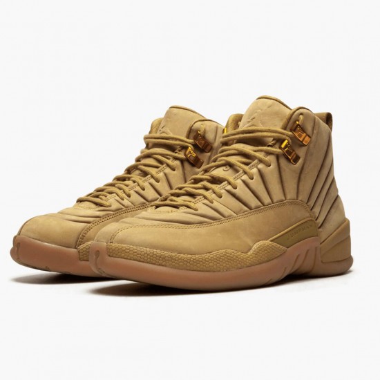 Stockx Nike Air Jordan 12 Retro PSNY Wheat AA1233-700 Shoes