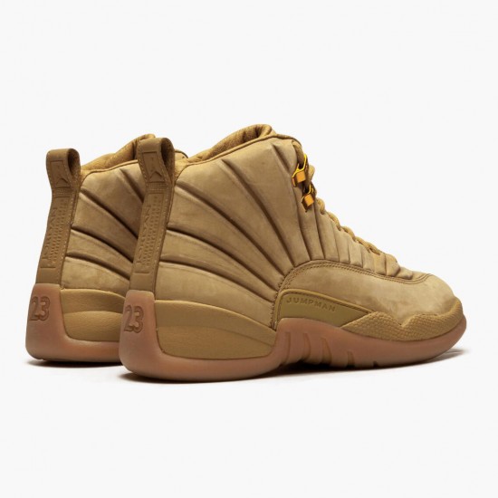 Stockx Nike Air Jordan 12 Retro PSNY Wheat AA1233-700 Shoes