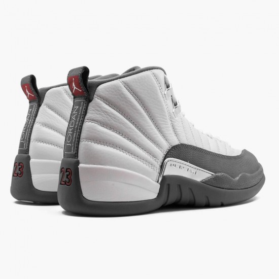 Stockx Nike Air Jordan 12 Retro White Dark Grey 130690-160 Shoes