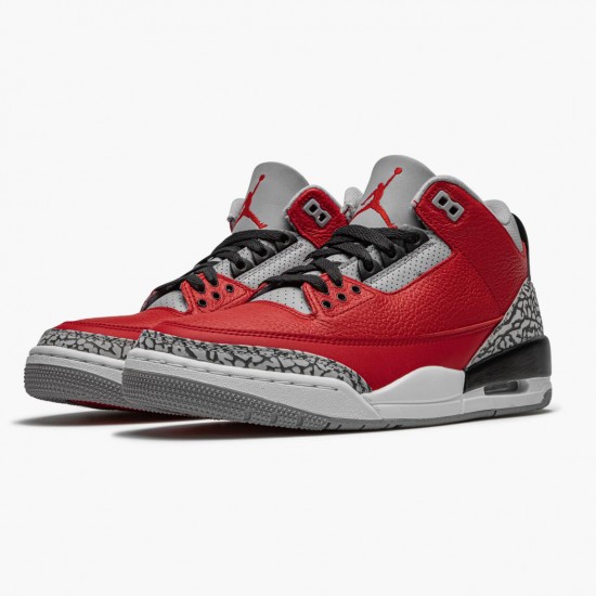 Stockx Nike Air Jordan 3 Retro Fire Red Cement CU2277-600 Shoes