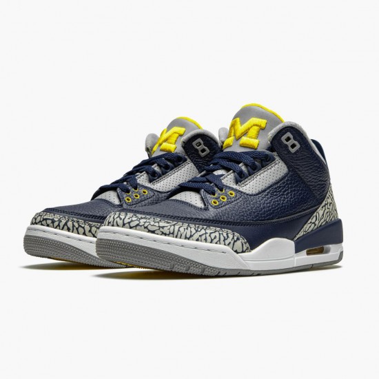 Stockx Nike Air Jordan 3 Retro Michigan AJ3-820064 Shoes