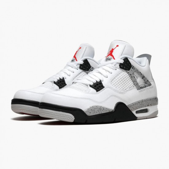 Stockx Nike Air Jordan 4 Retro OG White Cement 840606-192 Shoes