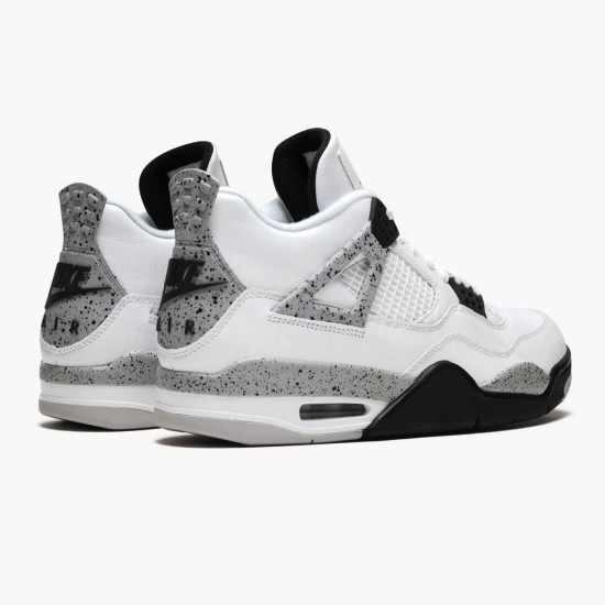 Stockx Nike Air Jordan 4 Retro OG White Cement 840606-192 Shoes