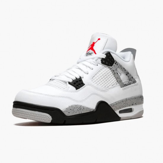 Stockx Nike Air Jordan 4 Retro OG White Cement 840606-192 Shoes