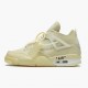 Stockx Nike Air Jordan 4 Retro Off-White Sail CV9388-100 Shoes