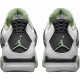 Stockx Nike Air Jordan 4 Retro White Oil Green Dark Ash AQ9129-103 Shoes