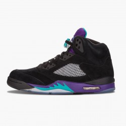 Stockx Nike Air Jordan 5 Retro Black Grape 136027-007 Shoes