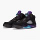 Stockx Nike Air Jordan 5 Retro Black Grape 136027-007 Shoes