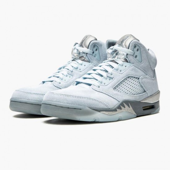 Stockx Nike Air Jordan 5 Retro Bluebird With Silver White DD9336-400 Shoes