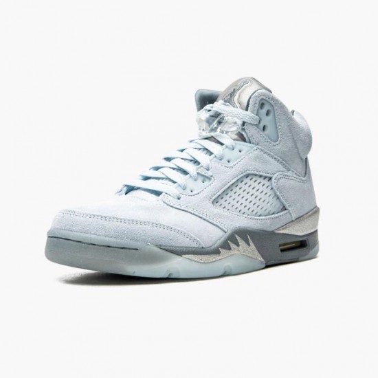 Stockx Nike Air Jordan 5 Retro Bluebird With Silver White DD9336-400 Shoes