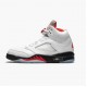 Stockx Nike Air Jordan 5 Retro Fire Red Silver Tongue DA1911-102 Shoes