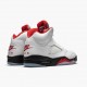 Stockx Nike Air Jordan 5 Retro Fire Red Silver Tongue DA1911-102 Shoes