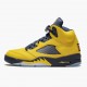 Stockx Nike Air Jordan 5 Retro Michigan 2019 AmarilloCollege Navy CQ9541-704 Shoes