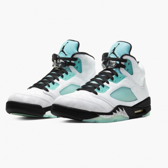 Stockx Nike Air Jordan Retro 5 Island Green CN2932-100 Shoes