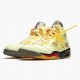 Stockx Nike Off-White x Air Jordan 5 Retro Sail DH8565-100 Shoes